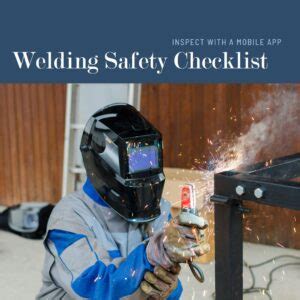 osha welding safety checklist